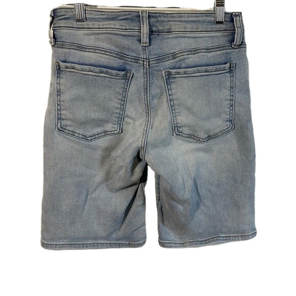 KUT From The Kloth Shorts Catherine Boyfriend Women's Sz 4 Light Wash Bermuda - Picture 3 of 10